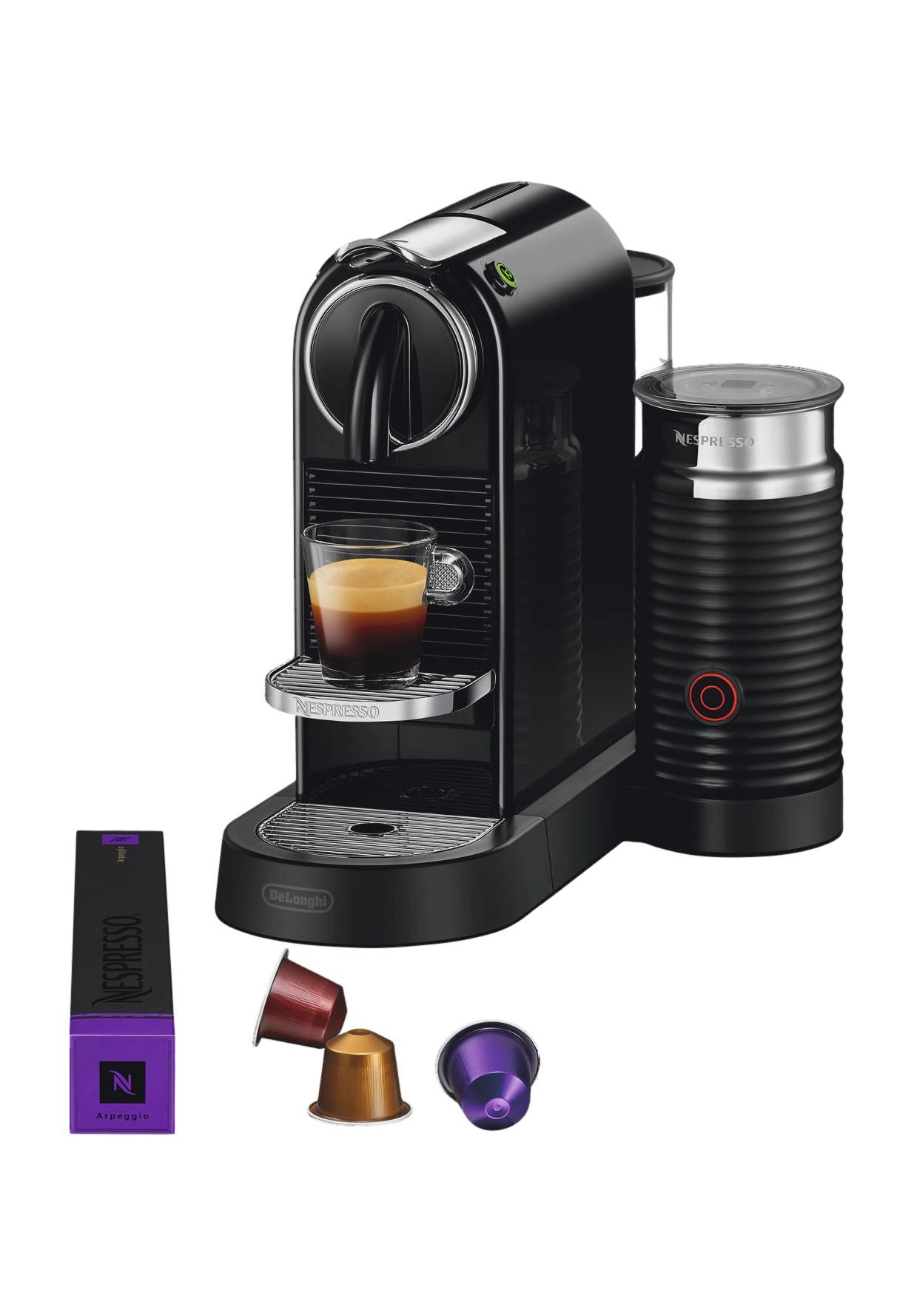 DēLonghi Nespresso-Kapselmaschine CitiZ&Milk EN267.BAE, schwarz | GALERIA