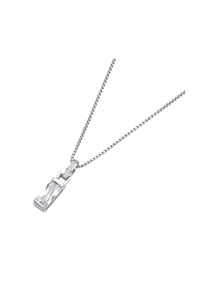 GIORGIO MARTELLO MILANO - Kette mit Anhänger, Zirkonia weiß, Silber 925 - weiss