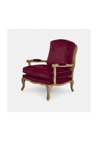 LOBERON - Sessel Corlay bordeaux/braun - bordeaux/braun