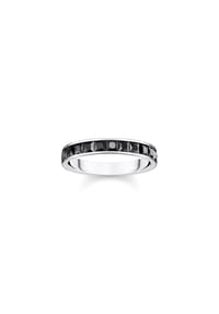 Thomas Sabo Glam & Soul - Ring schwarze Steine pavé - silberfarben,  schwarz