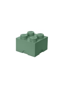 LEGO® - LEGO Aufbewahrungsbox Storage Brick 4 - Sand Green, Kunststoff, 25 x 25 cm - 