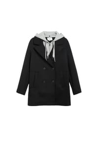 s.Oliver - Kurzmantel, Reverskragen, für Damen - 9999 GREY/BLACK