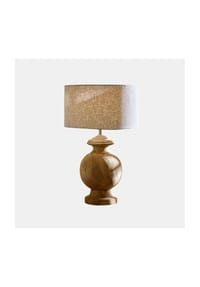 LOBERON - Tischlampe Everholt beige/braun - beige/braun