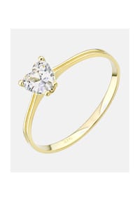 VANLERÉ - Solitär Ring, mit Zirkonia, 375 Gelbgold - gold