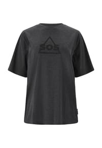 SOS T-Shirt Kvitfjell mit trendigem Markenlogo auf der Front Bild 1