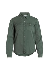 VILA - Langarmbluse - duck green