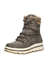 TOM TAILOR - Lederimitat Stiefelette - Lava