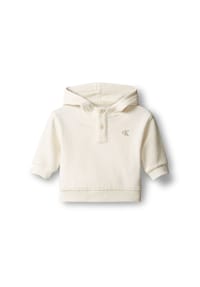 Calvin Klein - Hoodie Ottoman, Baumwolle, für Babys und Kleinkinder - CKS BEIGE