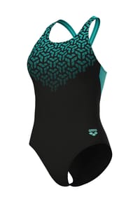 arena - Arena Feel Badeanzug "Arena Kikko", schnelltrocknend, UV-Schutz, für Damen - 508 BLACK-WATER