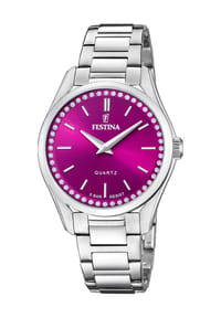 FESTINA MADEMOISELLE - Damenuhr - SILBER/BORDEAUX