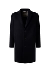 pierre cardin - Mantel aus hochwertigem Materialmix - Schwarz