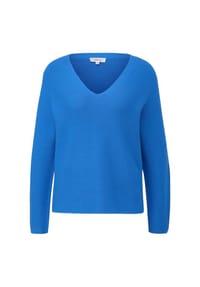 s.Oliver - Strickpullover, V-Ausschnitt, für Damen - 5531  BLUE