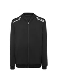 PLEIN SPORT - Sweatjacke mit Kapuze - black
