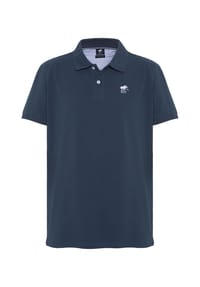 POLO SYLT - Polo im puristischen Design mit Label-Stitching - 11-0601 Bright White