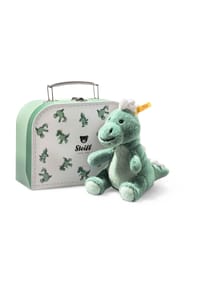 Steiff - Soft Cuddly Friends Kuscheltier "Joshi Baby T-Rex", 16 cm, Koffer - GRÜN