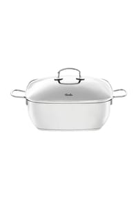 Fissler - Edelstahlbräter "Secural", eckig, Glasdeckel, induktionsgeeignet Secural® - SILBER