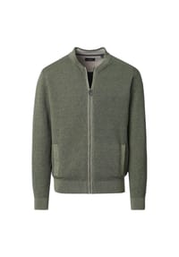 CASAMODA - Herren Strickjacke uni - Dunkelgrau