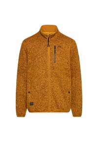 camel active - Strickjacke mit Stehkragen - Hafer