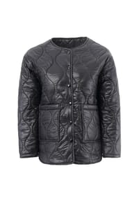 freshlions - Steppjacke Amara mit praktischen Druckknöpfen - Black