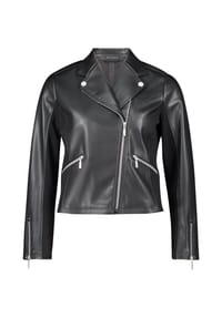 BETTY BARCLAY - Bikerjacke mit Reißverschluss - Schwarz