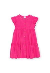 KITE - Kinder Waterfall Kleid Bio-Baumwolle - pink