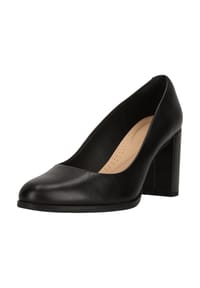 CLARKS® - Pumps Freva85 mit gepolstertem Fußbett - 1216 Black Leather