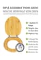 WENKO® WC-Sitz, Absenk-Automatik Bambusa Bild 12