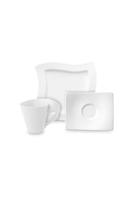 Villeroy & Boch Kaffee Set NewWave 12er Set weiß - NEWWAVE - weiß