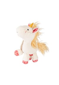 sigikid® - Kuscheltier Einhorn Patchwork Sweety ,  für Babys und Kinder - weiß