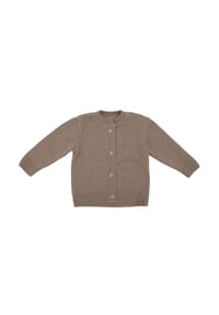 maximo® - GOTS BABY-Strickjacke, RR,  Knöpfe - beigemeliert