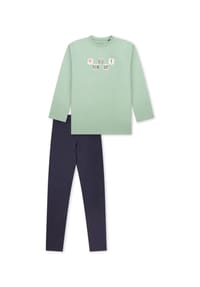 SCHIESSER - Schlafanzug Nightwear, Baumwolle, für Kinder - 722 PASTELLGRÜN