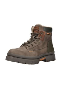 REPLAY - Leder/Synthetik Stiefelette - Dunkelbraun