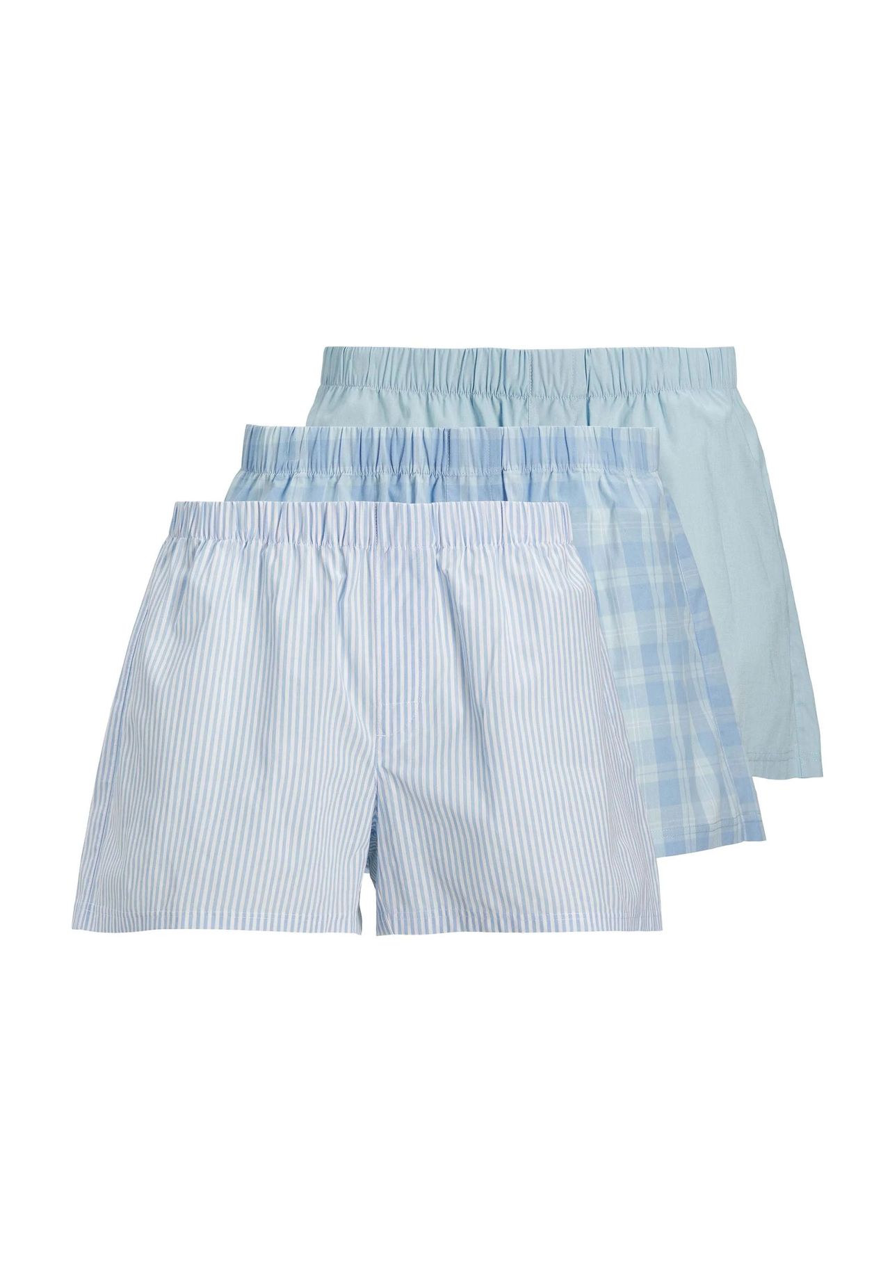 Jack & Jones Herren Blau Boxershorts "Jacmilano Woven Boxers 3 Pack Noos", Gr. Xxl, 3 Stk., (Chambray Pack:chambray Striped, Skyway Checks), - Bild 10