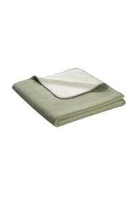 Biederlack® - Wohndecke - Melange Doubleface Zierstich, Baumwollmischung - ANTHRAZITE