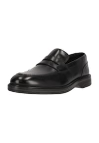 CLARKS® - Slipper Aldwin Step mit eleganter Optik - 1216 Black Leather