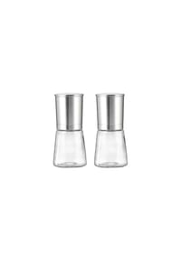 RitzenhoffAndBreker Gewürzmühlenset Basic 2er Set transparent-silber - BASIC - transparent-silber