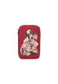 DEPESCHE - 2-Fach Federtasche FUR-EVER FRIENDS TOPModel 5,5 x 13 x 20 cm rot - rot