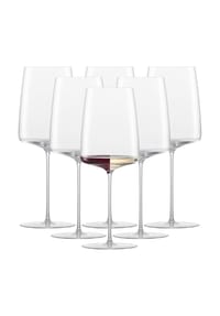 ZWIESEL GLAS Weingläser kraftvoll & würzig Simplify 689 ml 6er Set transparent - SIMPLIFY - transparent