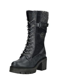 MUSTANG® - Lederimitat/Textil Stiefel - Navy