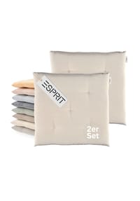 ESPRIT - Sitzkissen NEEDLESTRIPE - Beige