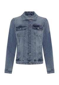 TOM TAILOR - Jeansjacke, Klappkragen, für Damen - 10112 L.STONE BLUE