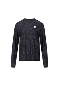 eivy - Langarmshirt mit Leoparden-Muster und UV-Schutz - Black Leopard