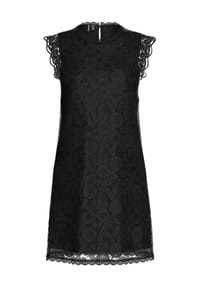 PIECES - Cocktailkleid, Stehkragen, Flügelärmel, für Damen - 179276 BLACK
