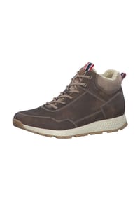 s.Oliver - Lederimitat/Textil Sneaker - Dunkelbraun