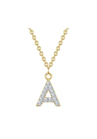 GLANZSTÜCKE MÜNCHEN - Damen Kette aus 925/- Sterling Silber in Gelbgold mit Zirkonia - gelbgold
