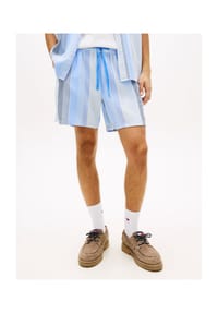 TOMMY Jeans - Shorts, Baumwolle, für Herren - C3Q BLUE STRIPES