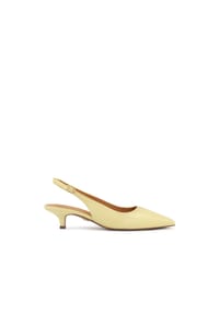 Kazar - Leuchtend gelbe niedrighackige Pumps - Gelb