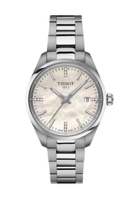 TISSOT - T-CLASSIC Damen Diamant-Armbanduhr "PR 100" T1502101111600 - SILBER