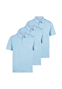 redmond - Poloshirt 3er Pack Basic - Beige