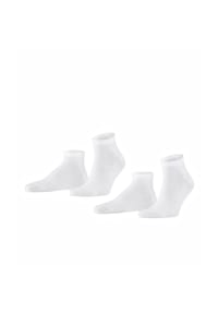 FALKE - Kurzsocken, 2er-Pack, uni, für Herren - 2000 WHITE